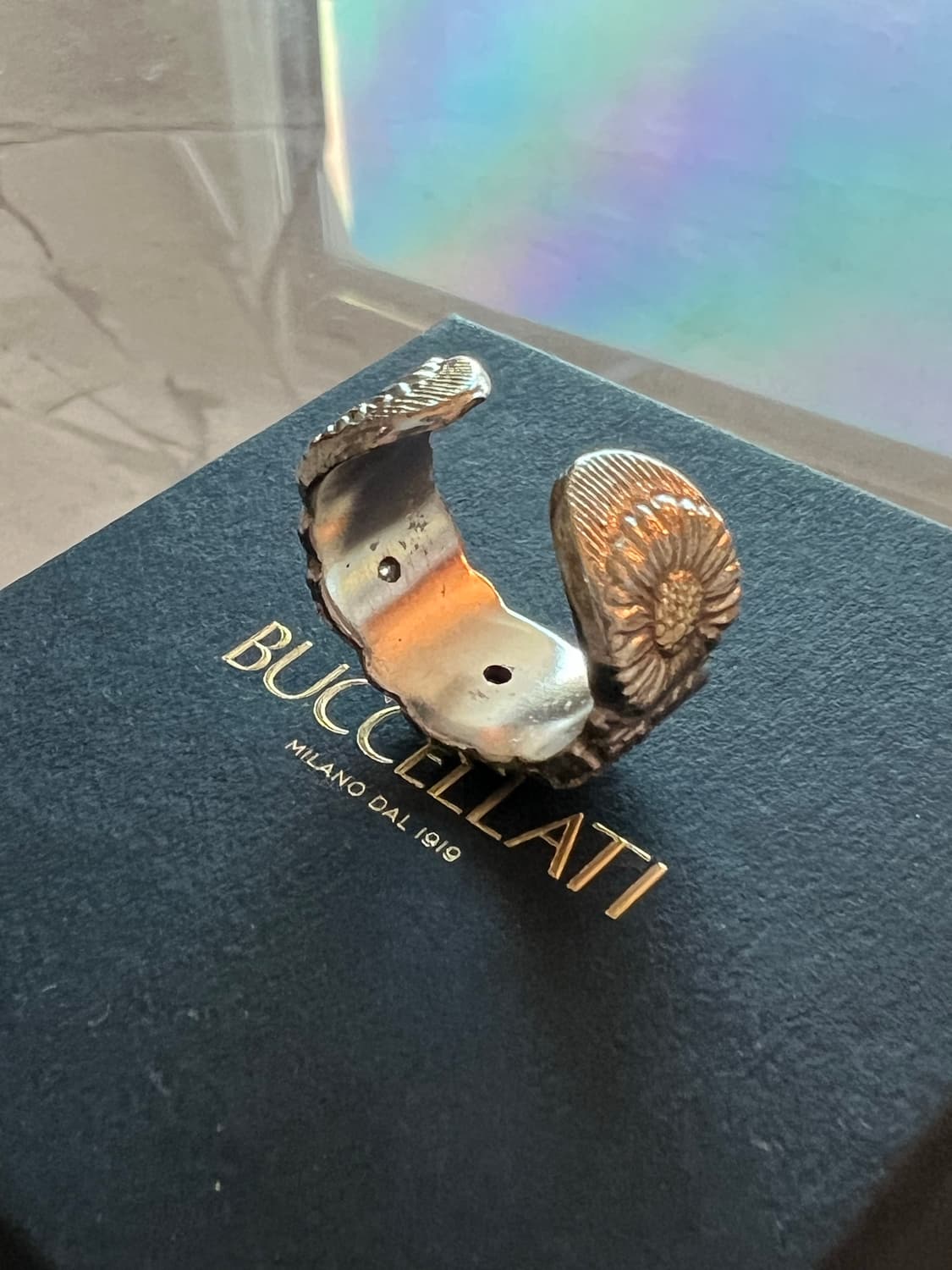 부첼라티 블라썸 데이지 브라운 다이아몬드 링 US8 상품이미지7