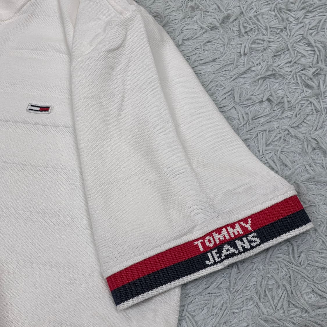 타미힐피거 타미진스 남성 베이스볼 헨리넥 반팔티 XL 상품이미지6