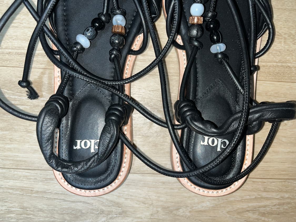 락피쉬 비즈 샌들 250 beads knot sandals 상품이미지4