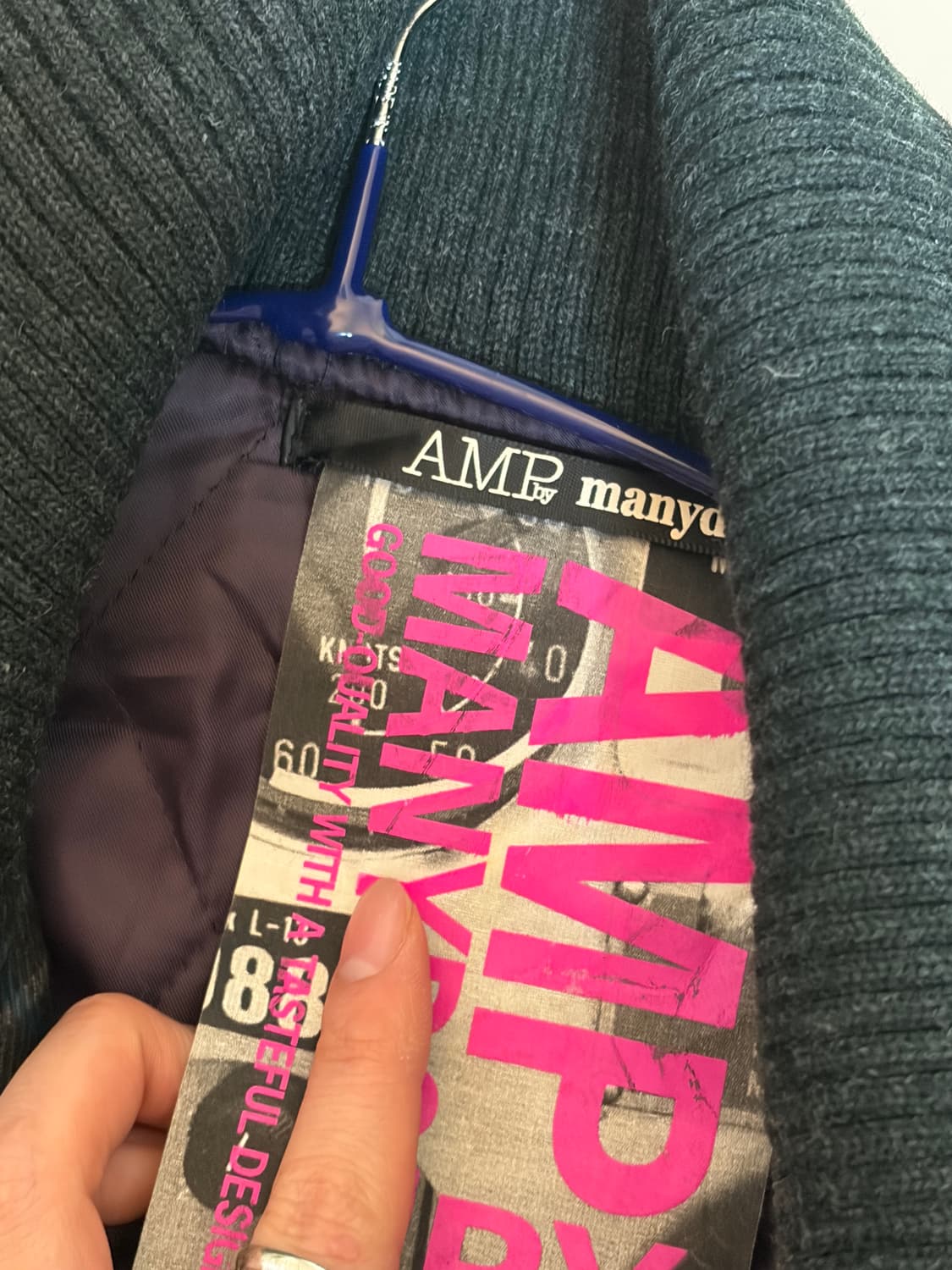 빈티지 체크 아우터 상품이미지3