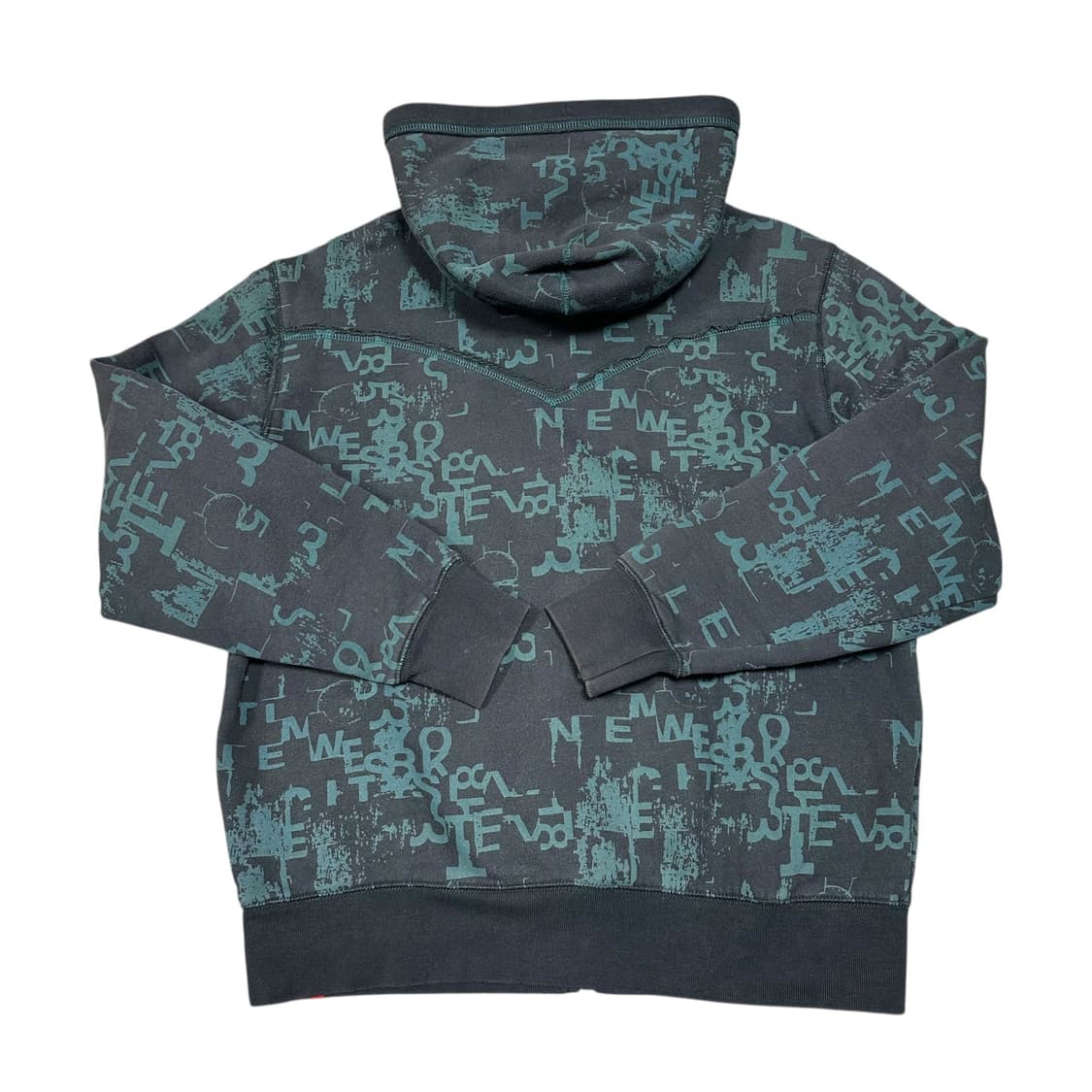 ✨ (바배) 리바이스 펑크 레터링 기모 후드집업 상품이미지2