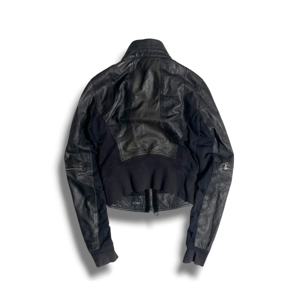 Armani jeans 레더&져지 자켓 (italy)   상품이미지6
