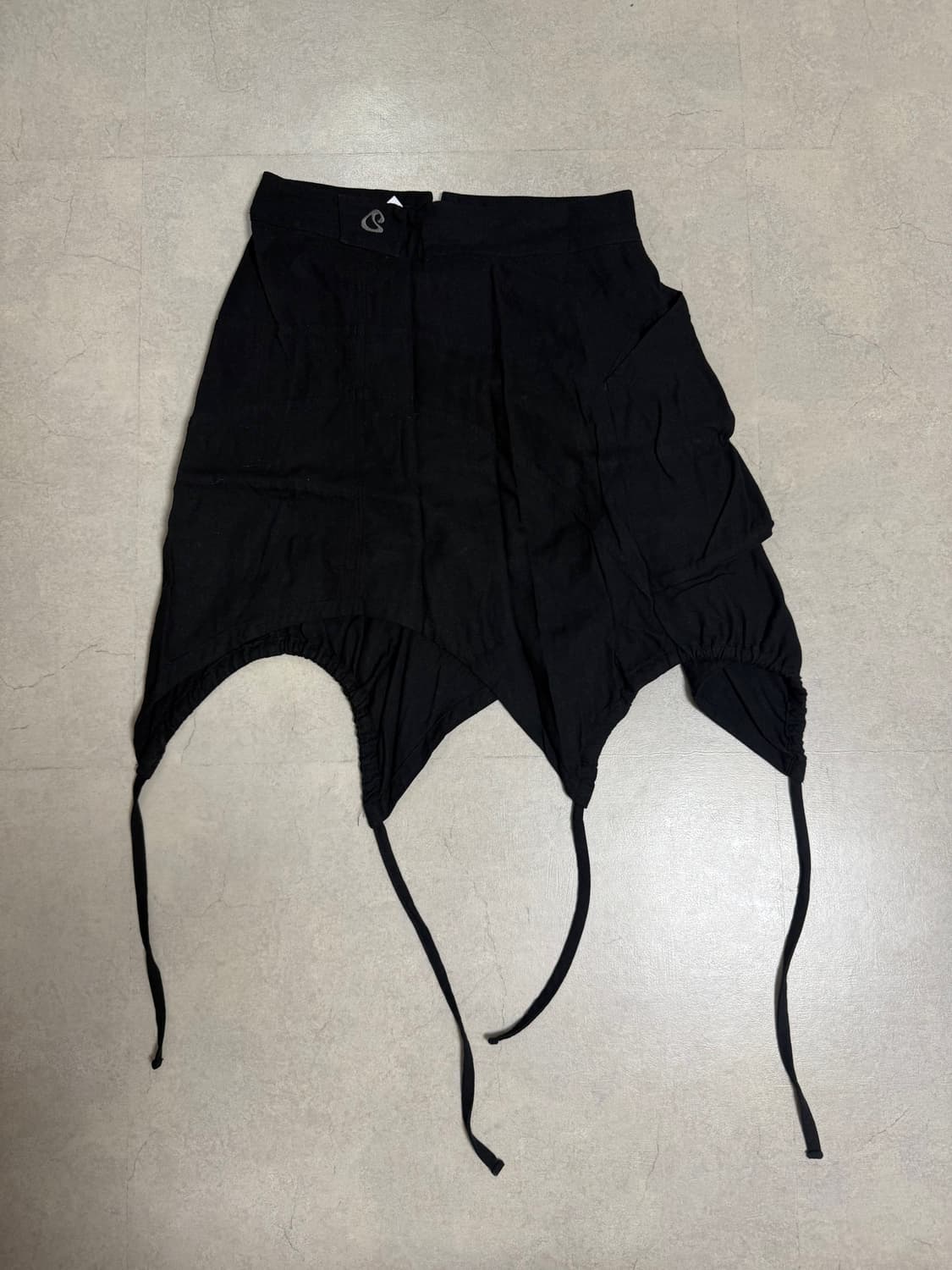 코이세이오 FAIRY STRING SKIRT BLACK 상품이미지3