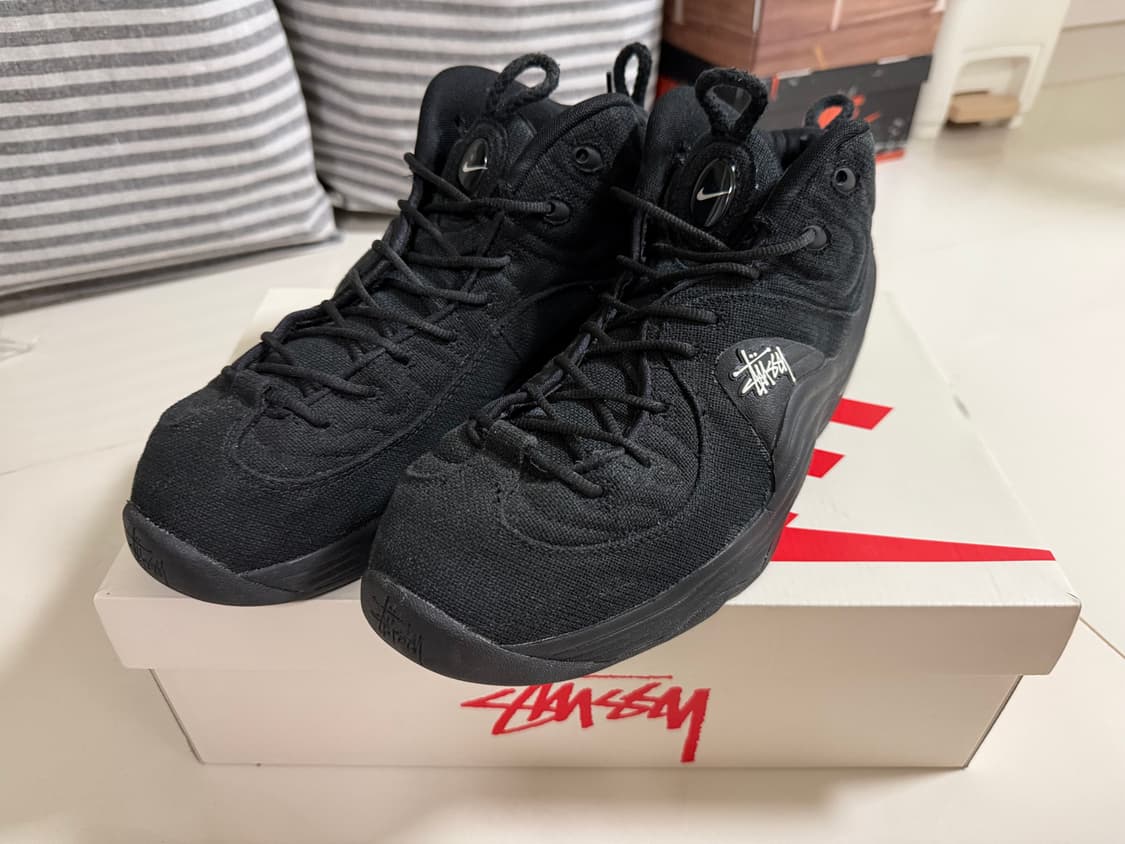 [300] 나이키 x 스투시 에어 페니 2 블랙 상품이미지1