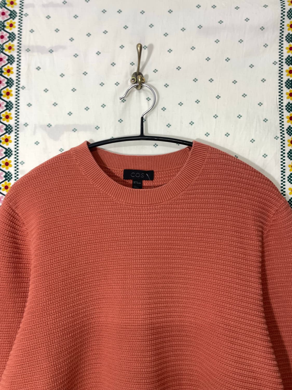 코스 코튼 니트 살몬 핑크 상품이미지3