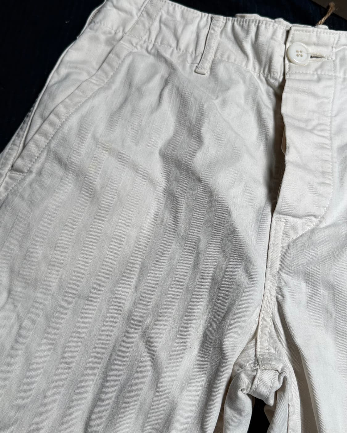 오어슬로우 프렌치 워크 팬츠 에크루 XS(0) 상품이미지2