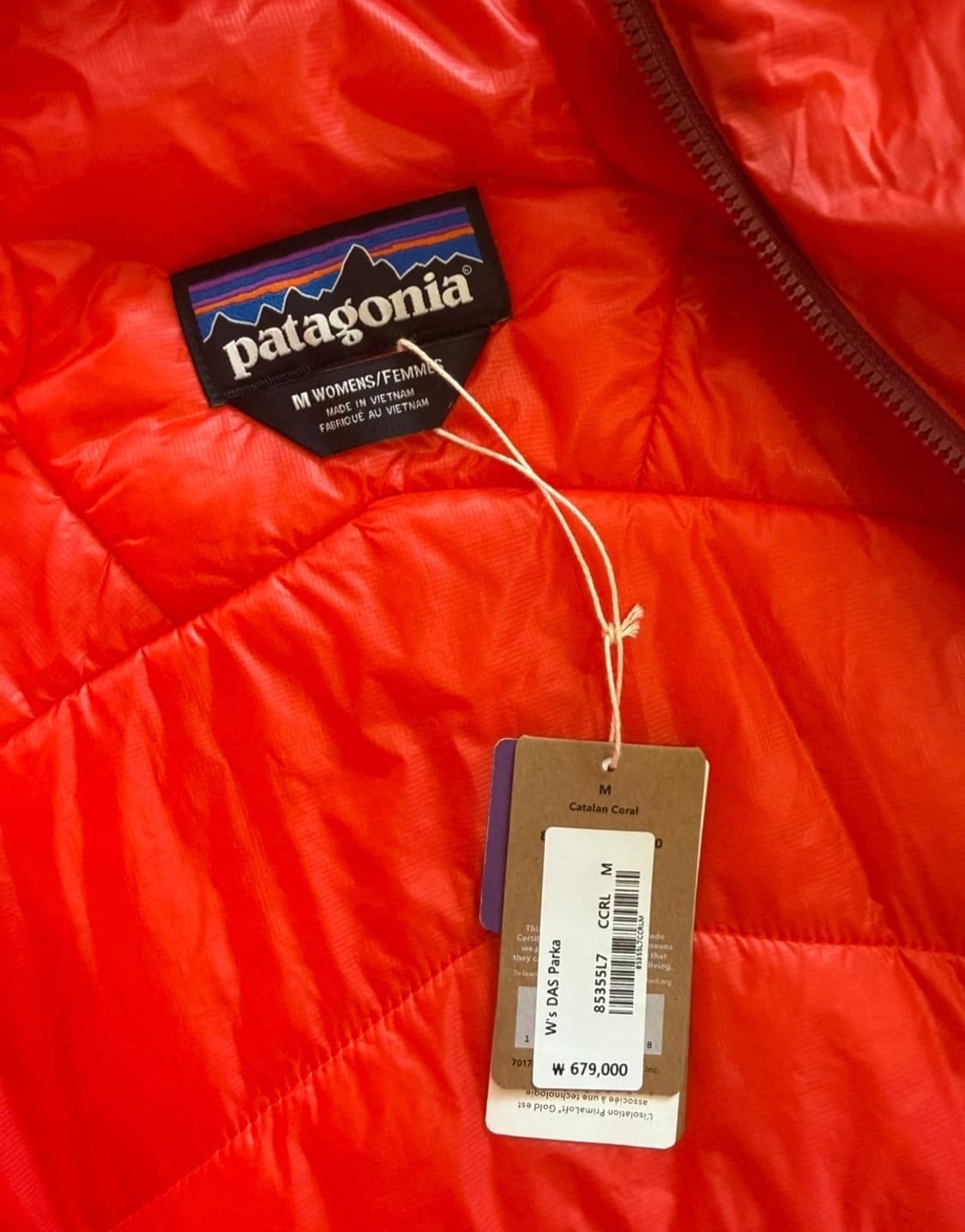 (새상품)파타고니아 파타고니아 여성 DAS 파카 M 상품이미지2