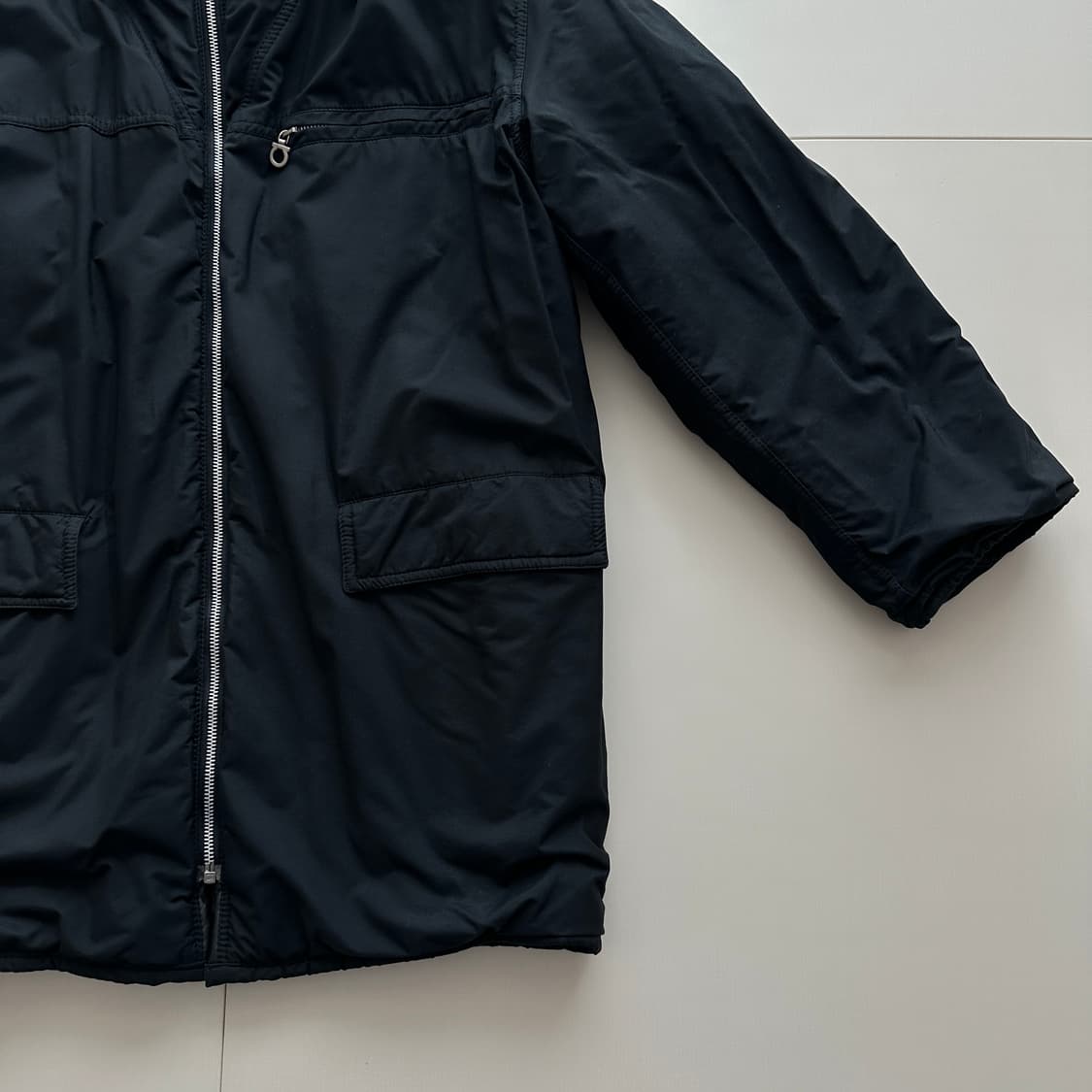 00년대 페라가모 48 리버서블 나파 레더 패딩 코트 ITALY MADE 상품이미지7