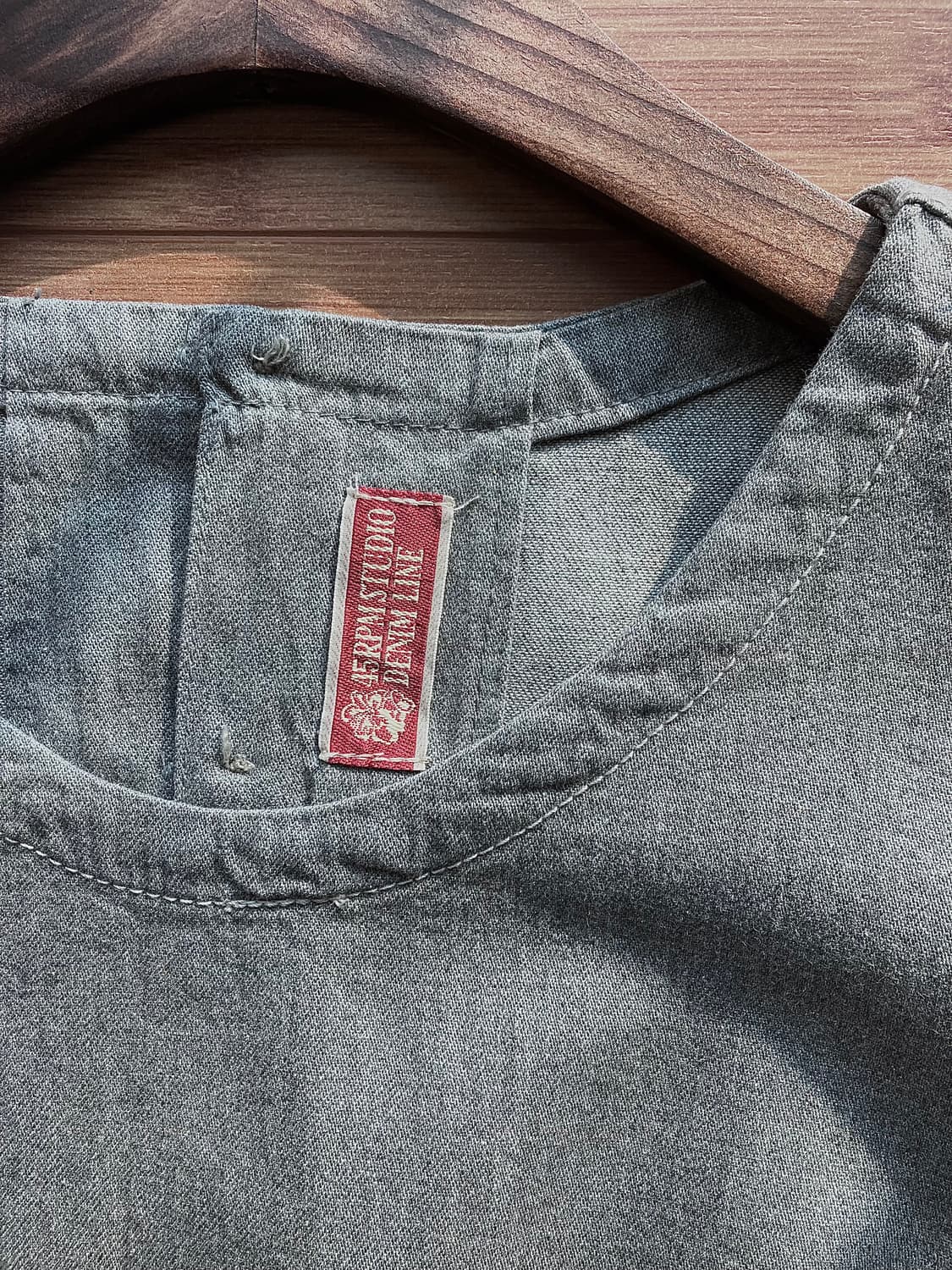 45rpm 샴브레이 데님 원피스 상품이미지2