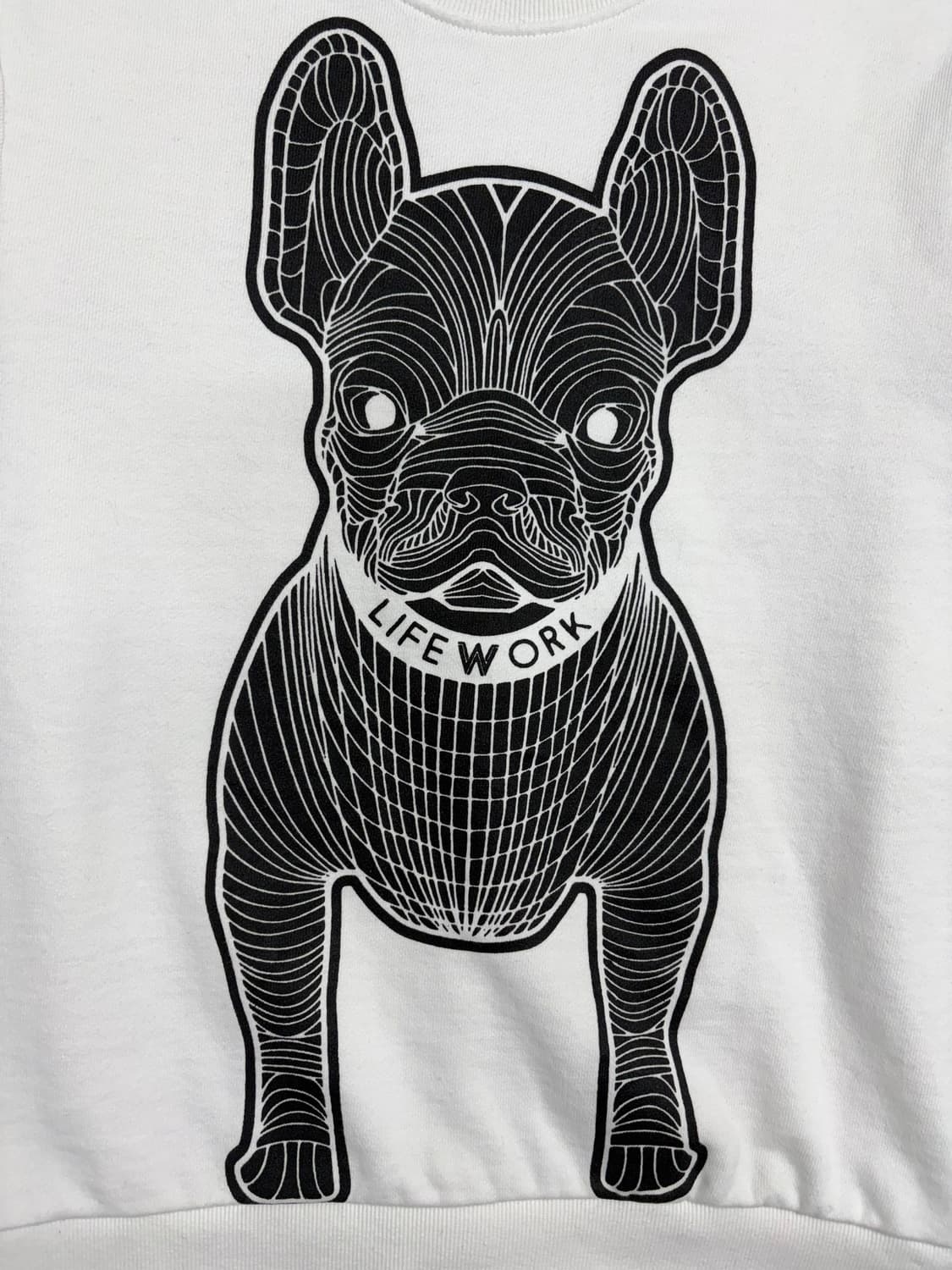 LIFEWORK 라이프워크 맨투맨 화이트 상품이미지6