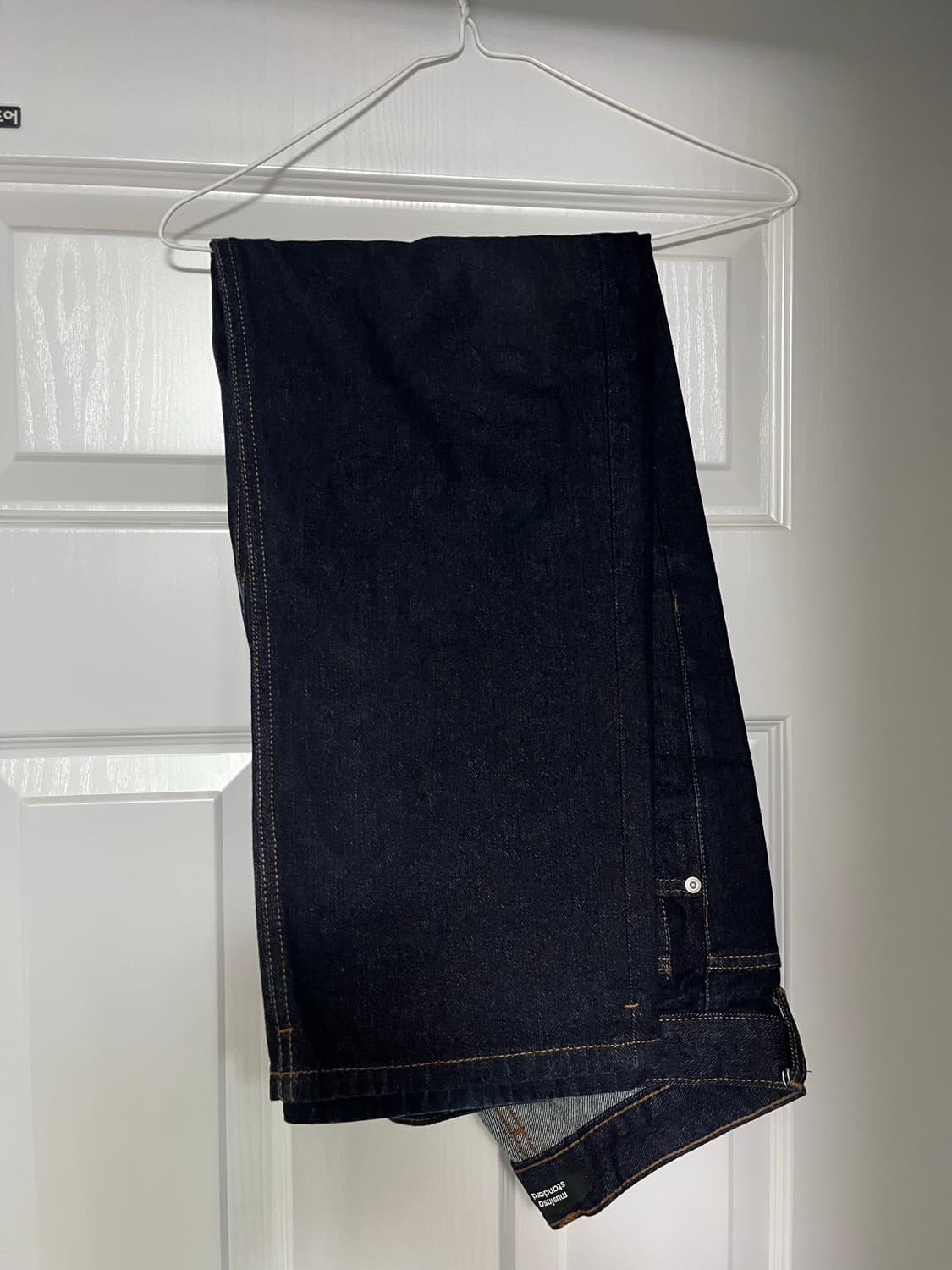 무탠다드 스트레이트 데님 팬츠(딥인디고, 32) 상품이미지1