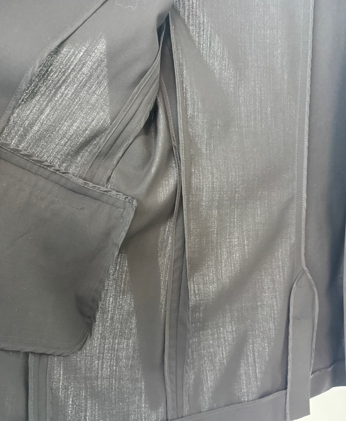 JILSANDER 질샌더 서머울 블랙 블레이져 자켓 36 상품이미지4