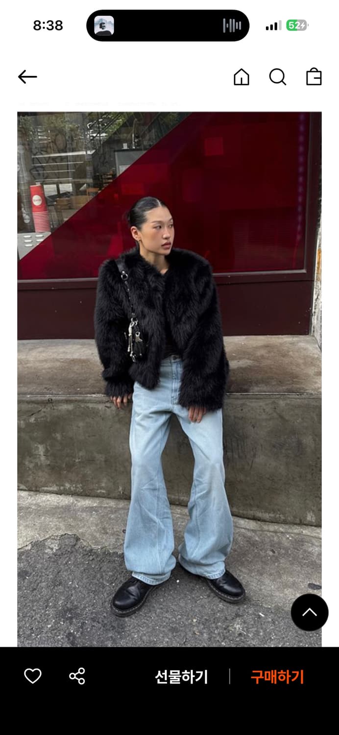 오데스 아멜리아 퍼자켓 블랙  상품이미지3