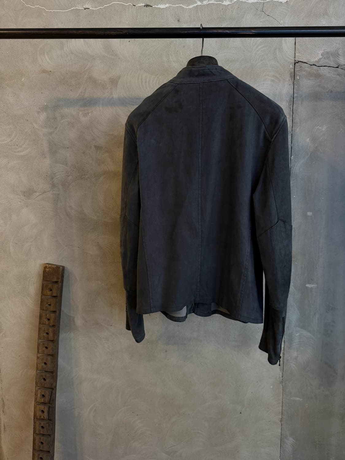 DROMe 스웨이드 싱글 라이더 자켓 100~105 상품이미지5