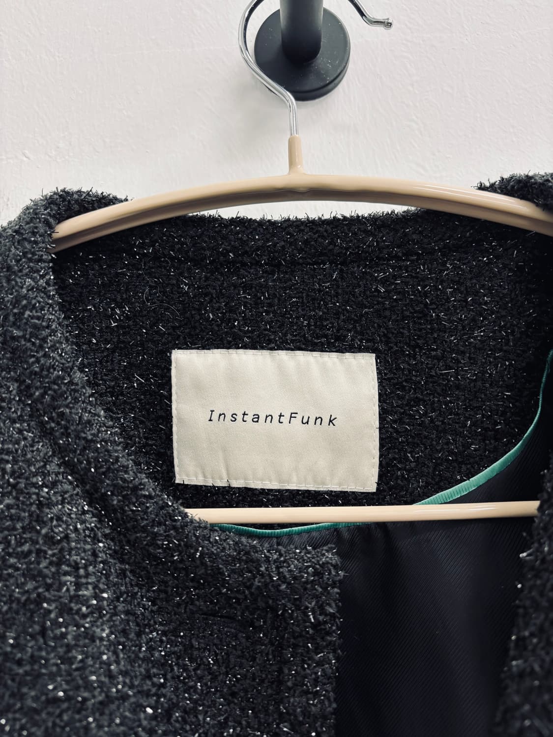 인스턴트펑크 InstantFunk 글리터 트위드 크롭 자켓 상품이미지5