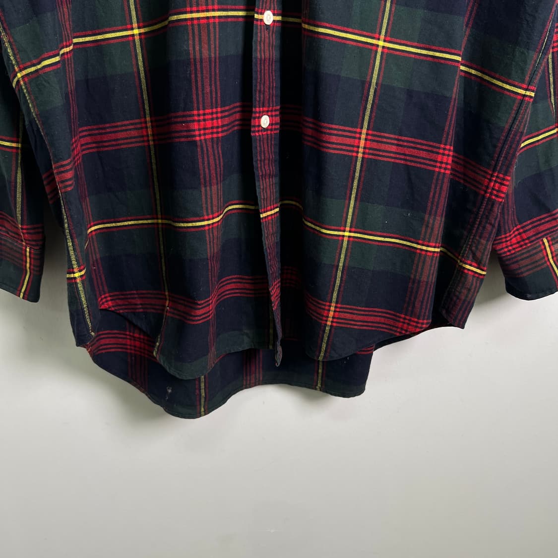 폴로 랄프로렌 체크 패턴 버튼다운 셔츠 M 상품이미지5