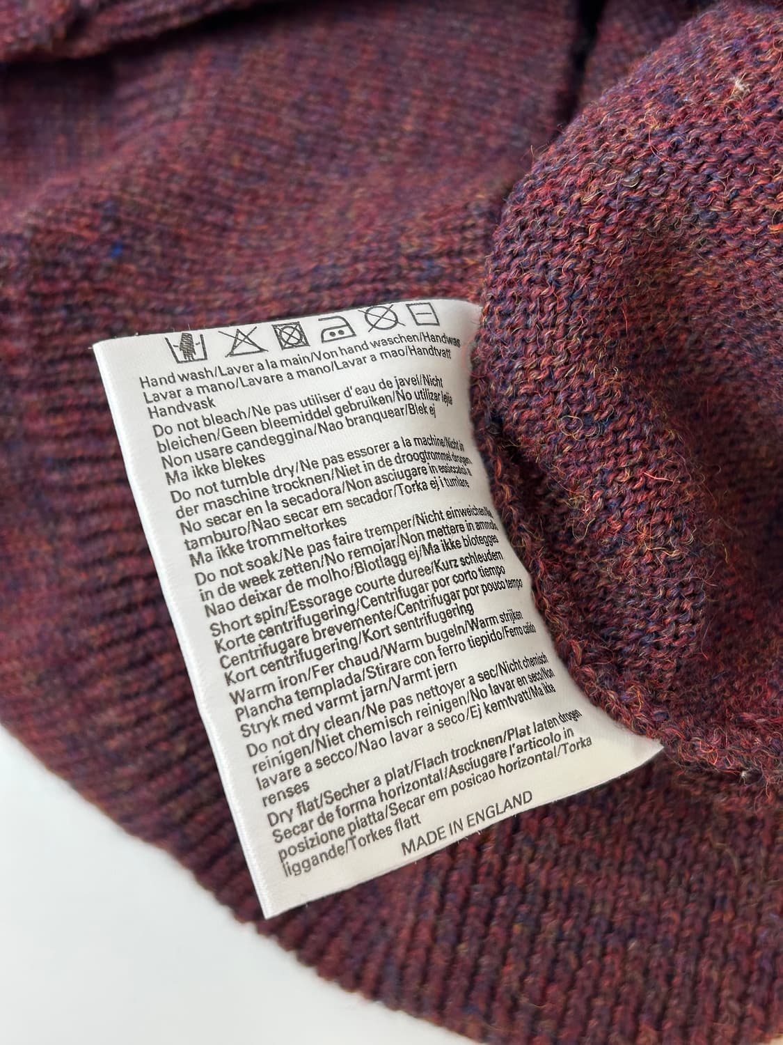 90s Burberry 버버리 울 니트 스웨터 상품이미지8