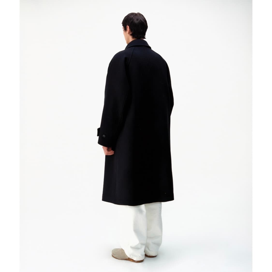 쿠어 벨란디 캐시미어 블렌드 발마칸 코트 (블랙) 상품이미지3