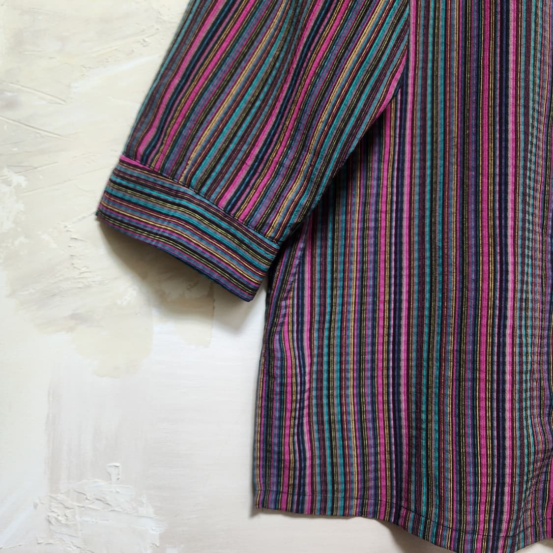 세로선 지짐이 블라우스 상품이미지3