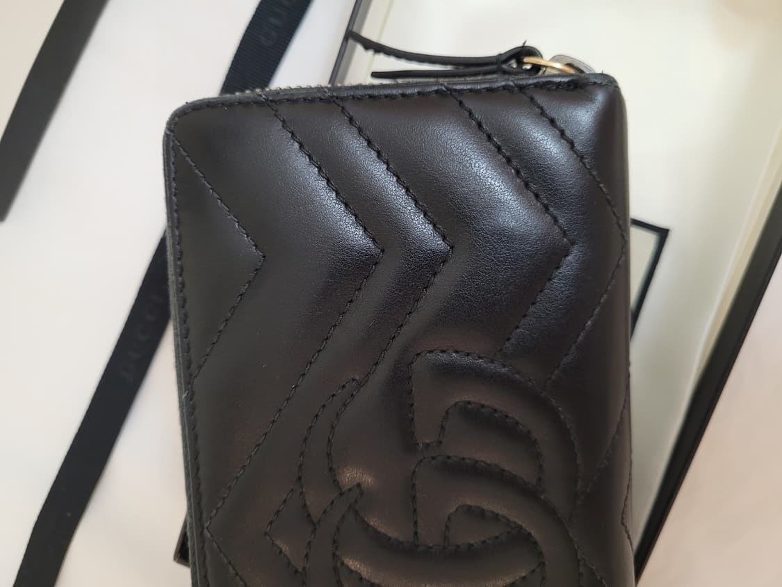 (새상품급) 구찌 GG 마몬트 마틀라세 지퍼 장지갑 상품이미지8