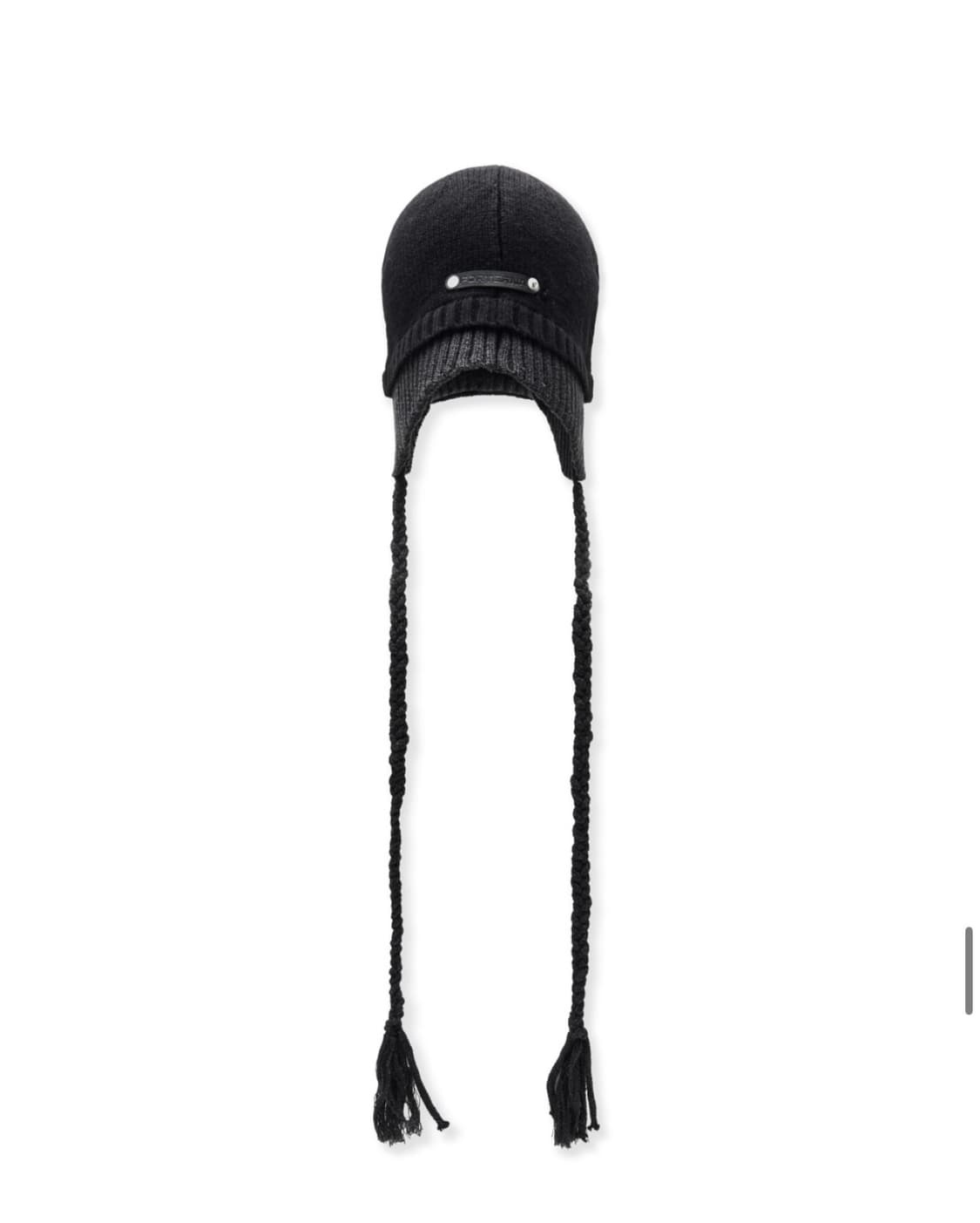 포르테나 버튼 니트 비니 블랙 상품이미지4