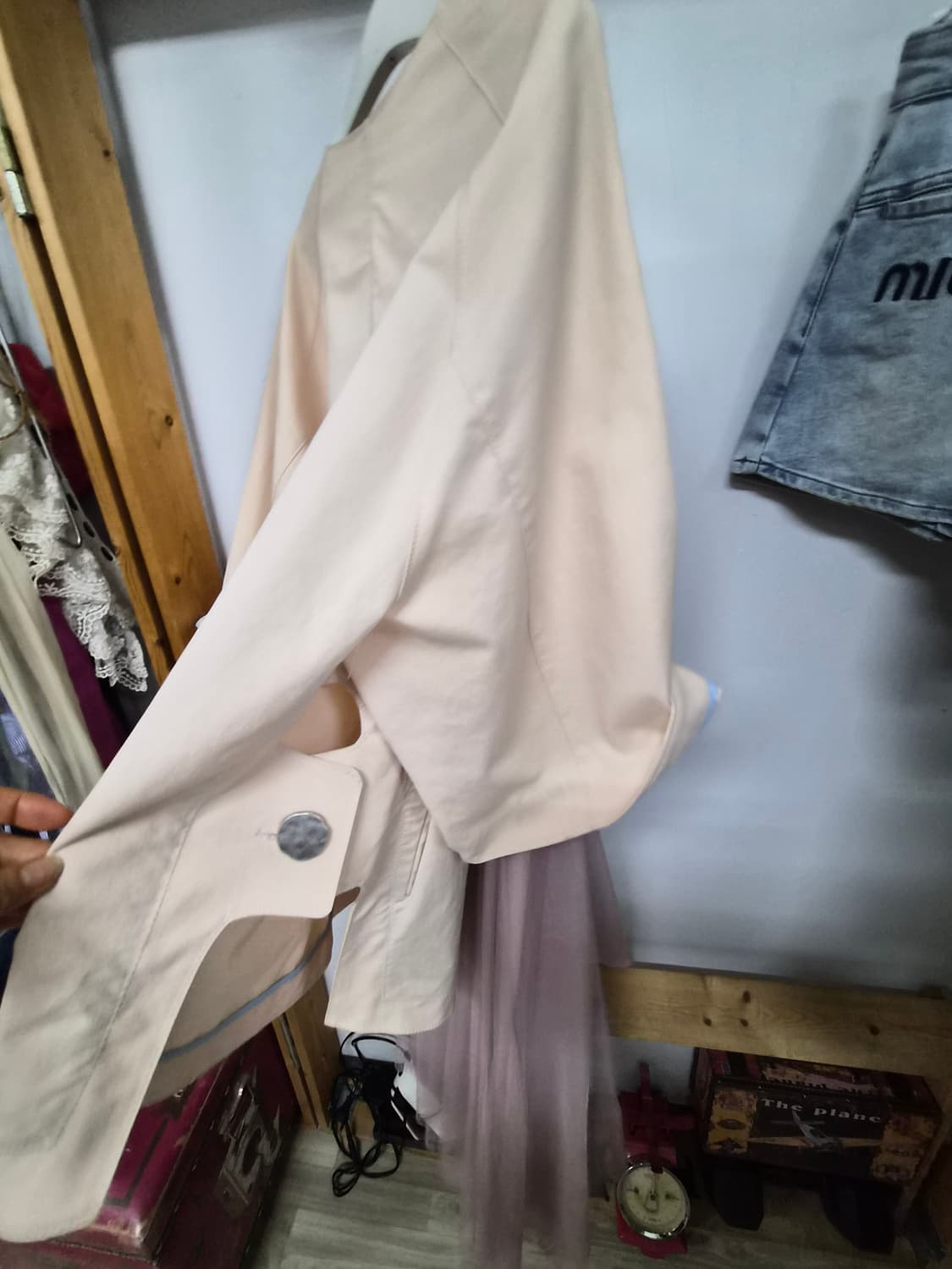 구호 아방 숏 트렌치 상품이미지9