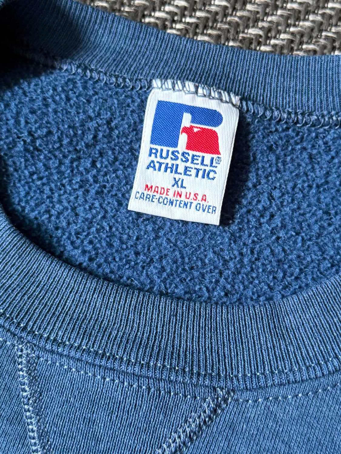 90s USA 러셀 애슬레틱 블랭크 빈티지 스웻셔츠 (105-108) 상품이미지3