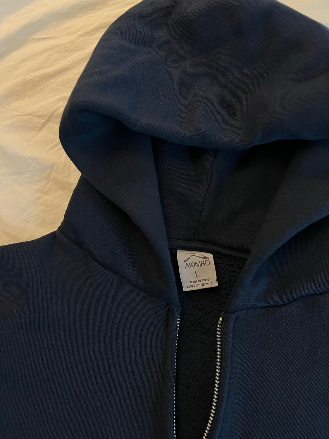 [초초레어] 아킴보 클럽 f&f 샘플 뉴욕 후드집업 딥 네이비 상품이미지3