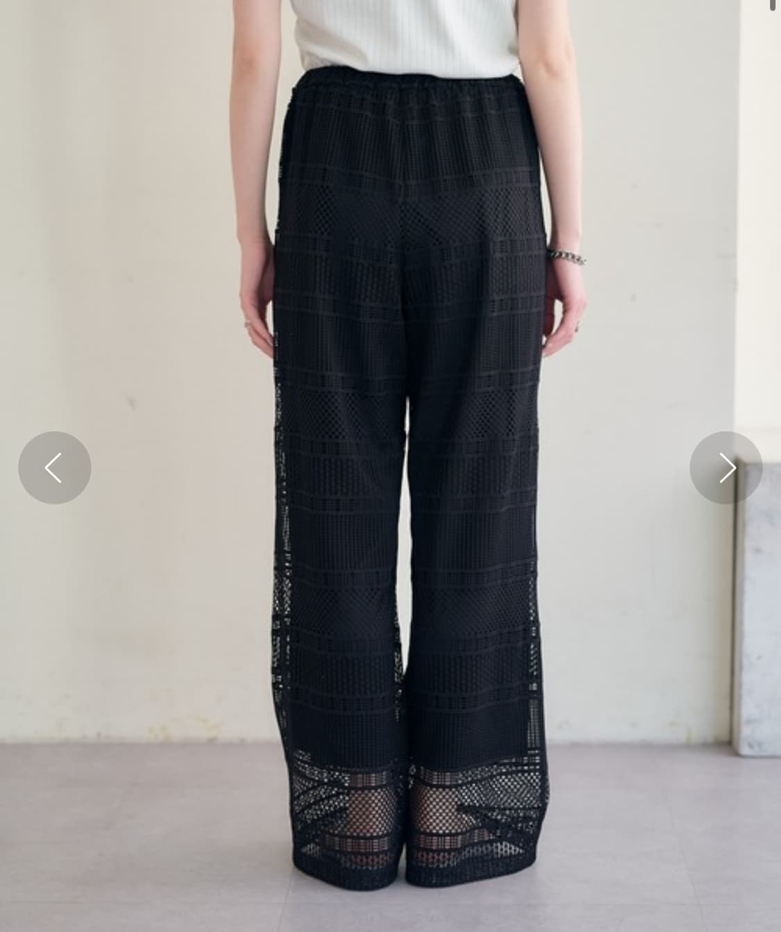 Ciaopanic Black Lace Pants 상품이미지2