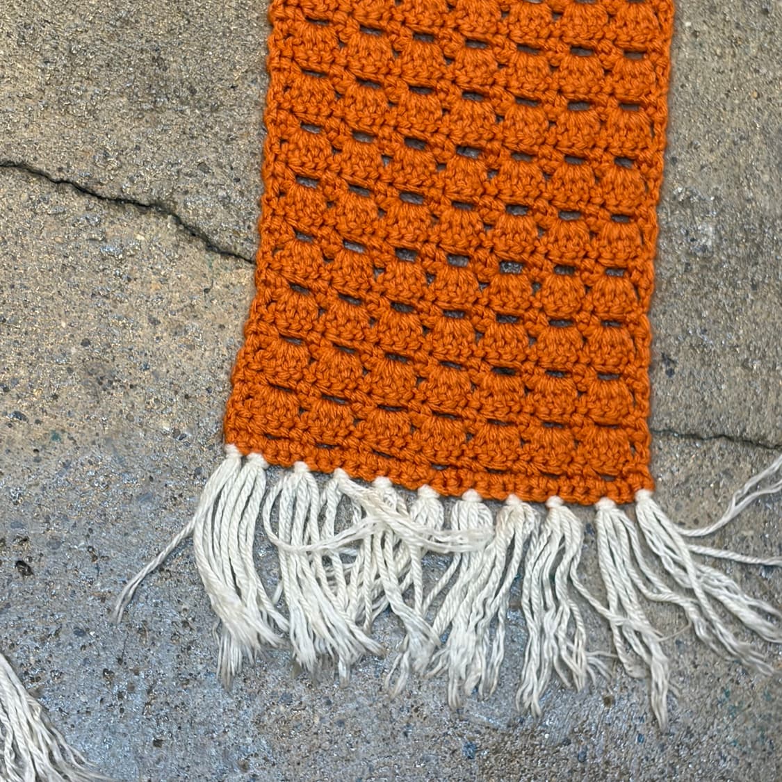 미국 빈티지 니트 핸드메이드 손뜨게 머플러 목도리 상품이미지5