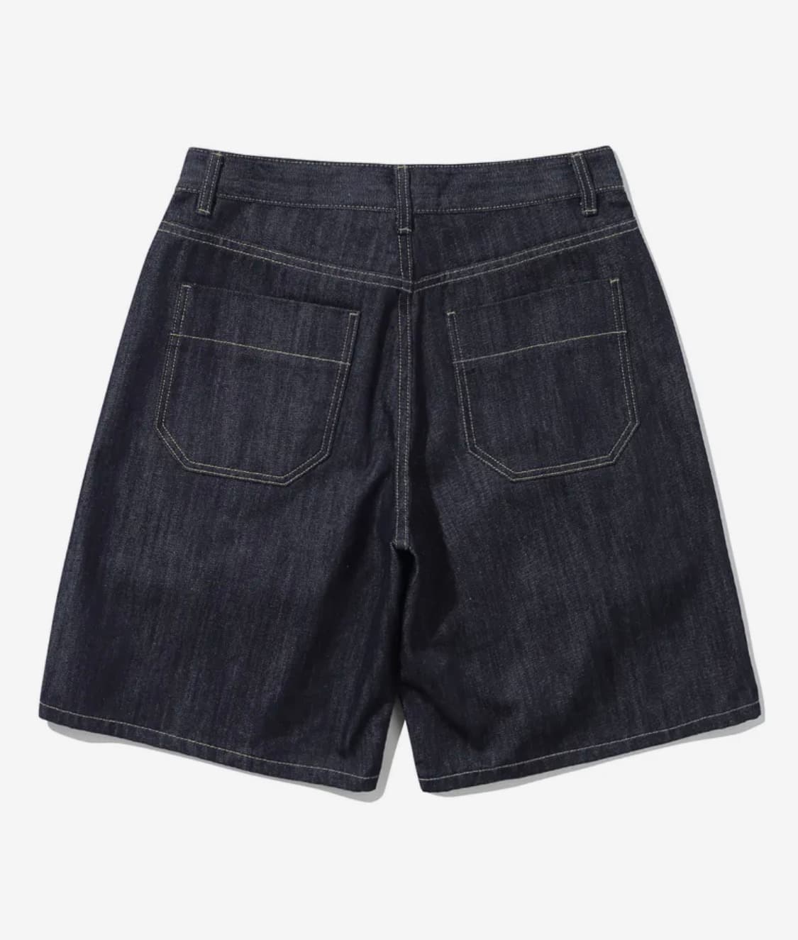 트릴리온 슬럽 투턱 버뮤다 인디고 데님 쇼츠 상품이미지3