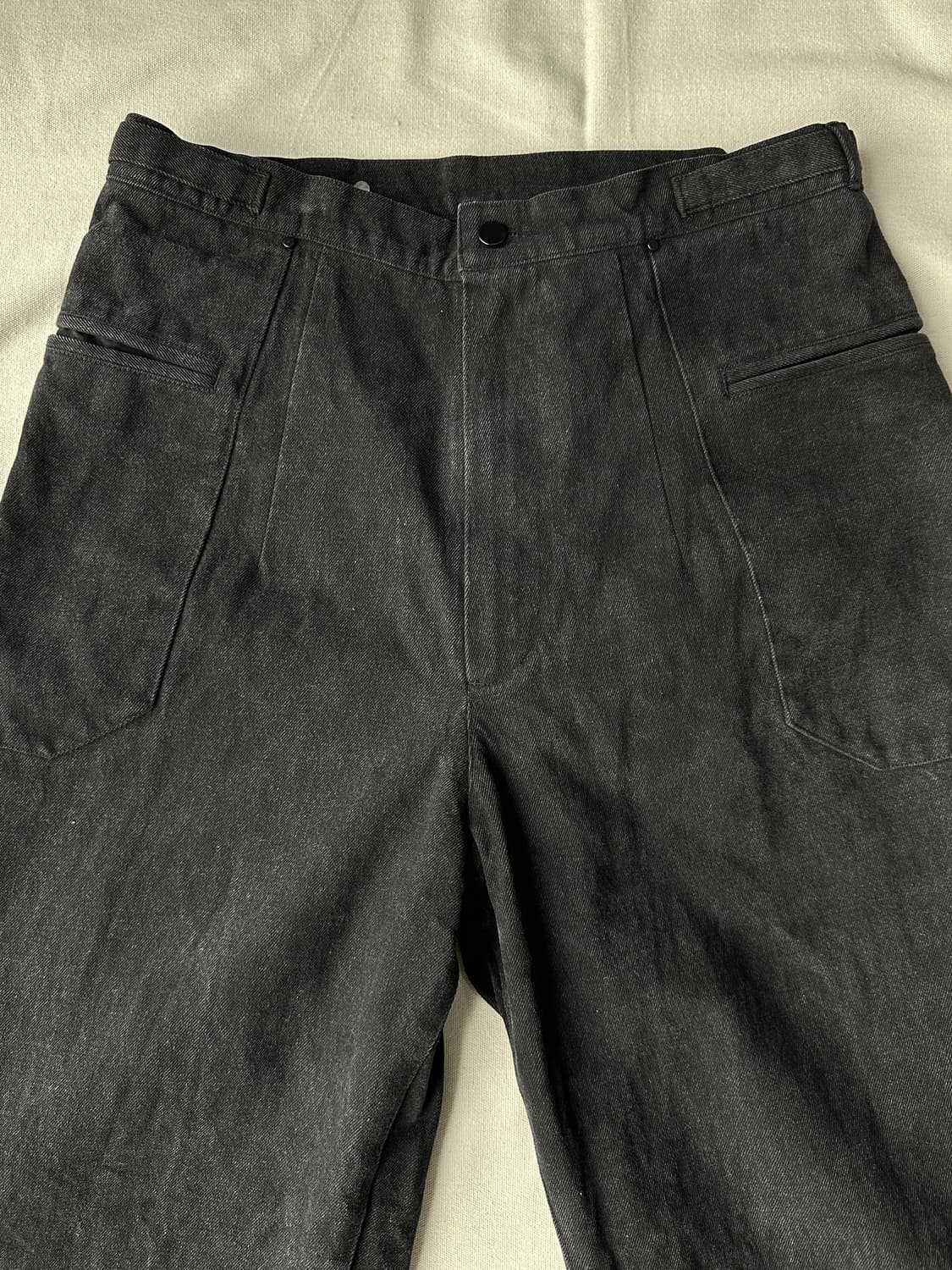 폴리테루 리소 블랙 데님 팬츠 3(L) 상품이미지2