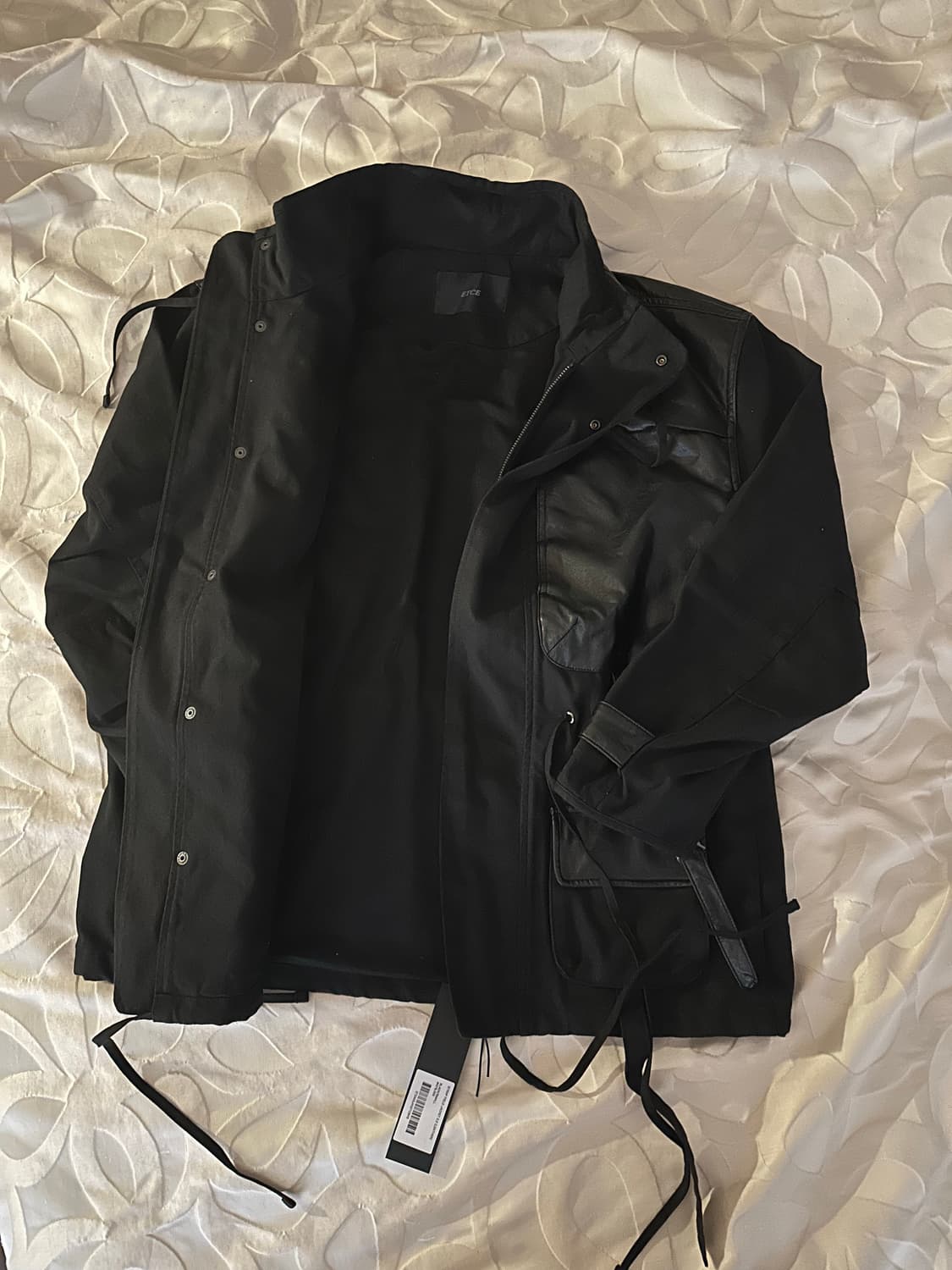 ETCE 스트랩 레더 필드 자켓 상품이미지3