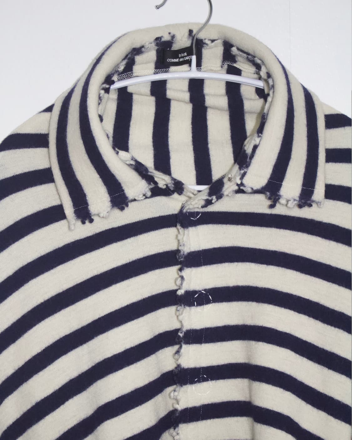 stripe wool cape coat 상품이미지7