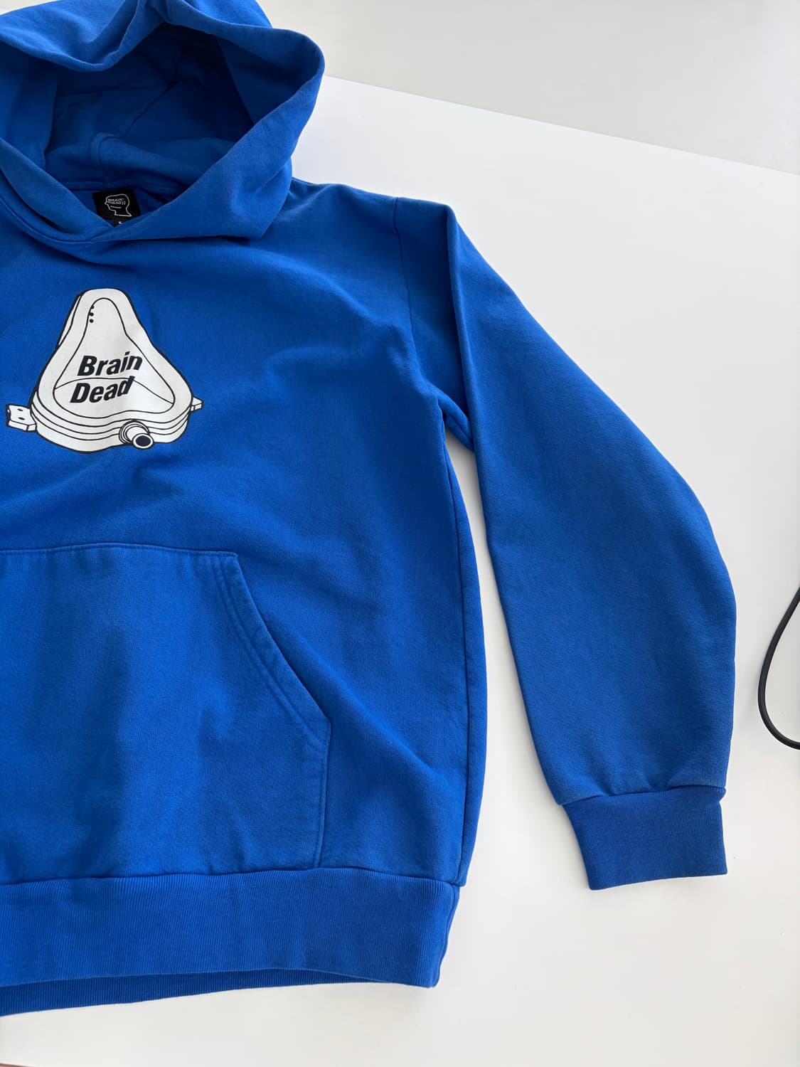 브레인데드 뒤샹 그래픽 후드티 L  상품이미지4