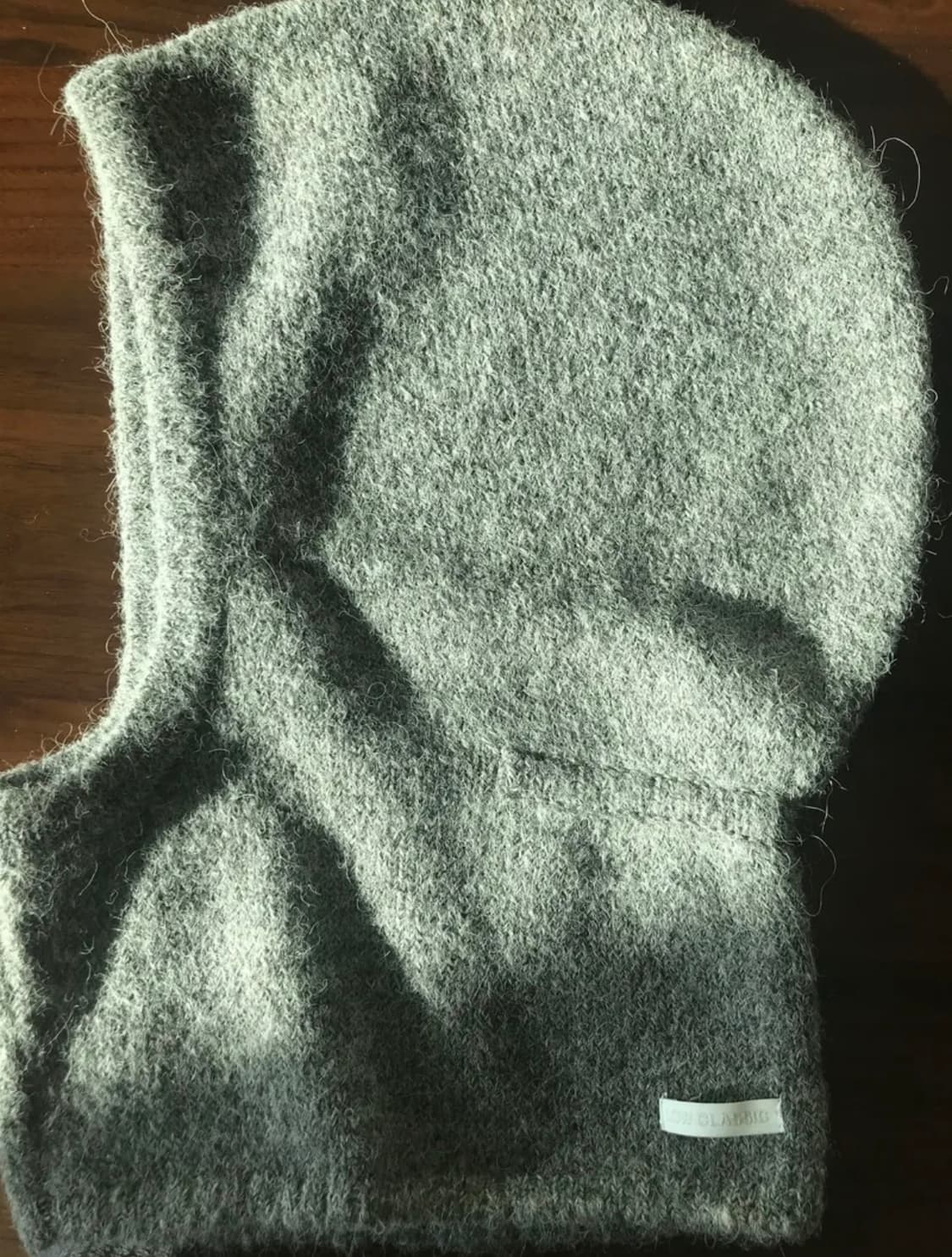 [로우클래식] 알파카혼방 바라클라바 그레이 상품이미지4