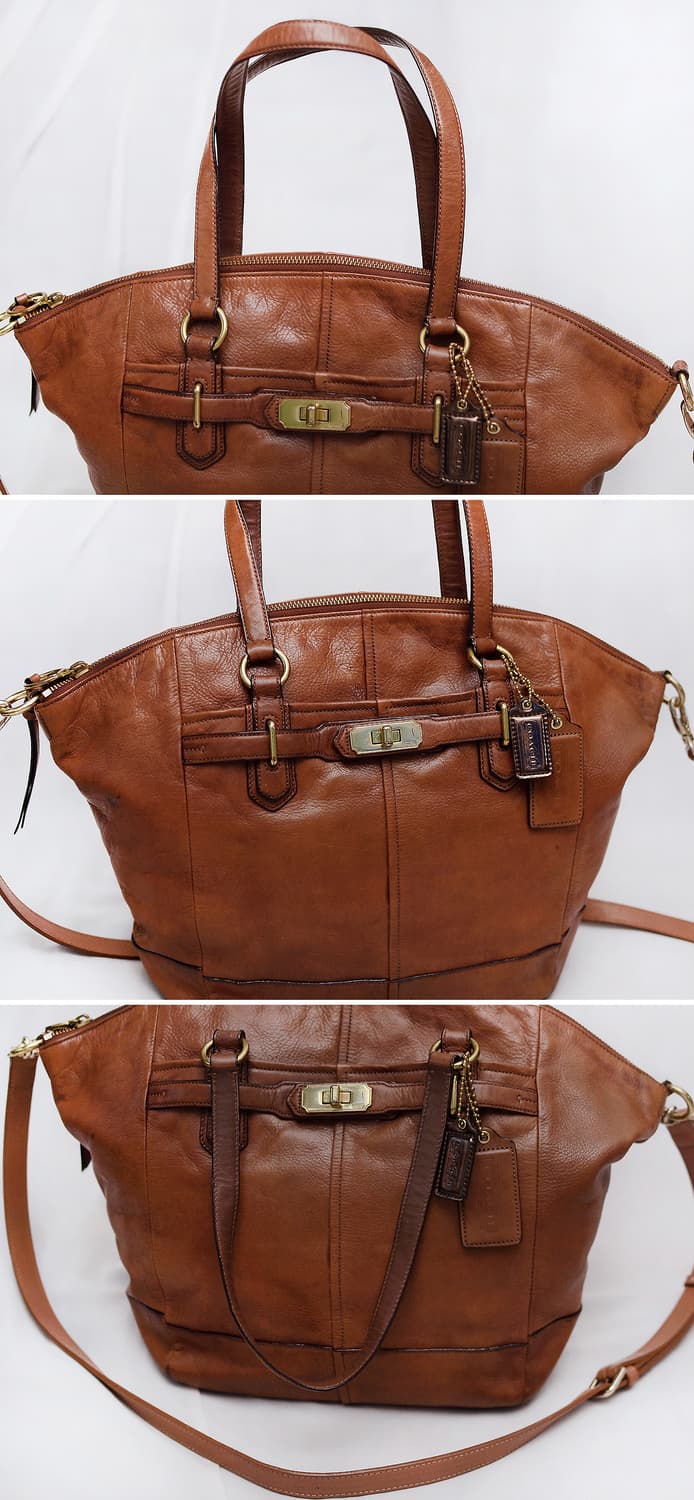 코치 에머슨 딥브라운 첼시레더 토트.숄더백 브리프케이스 상품이미지3