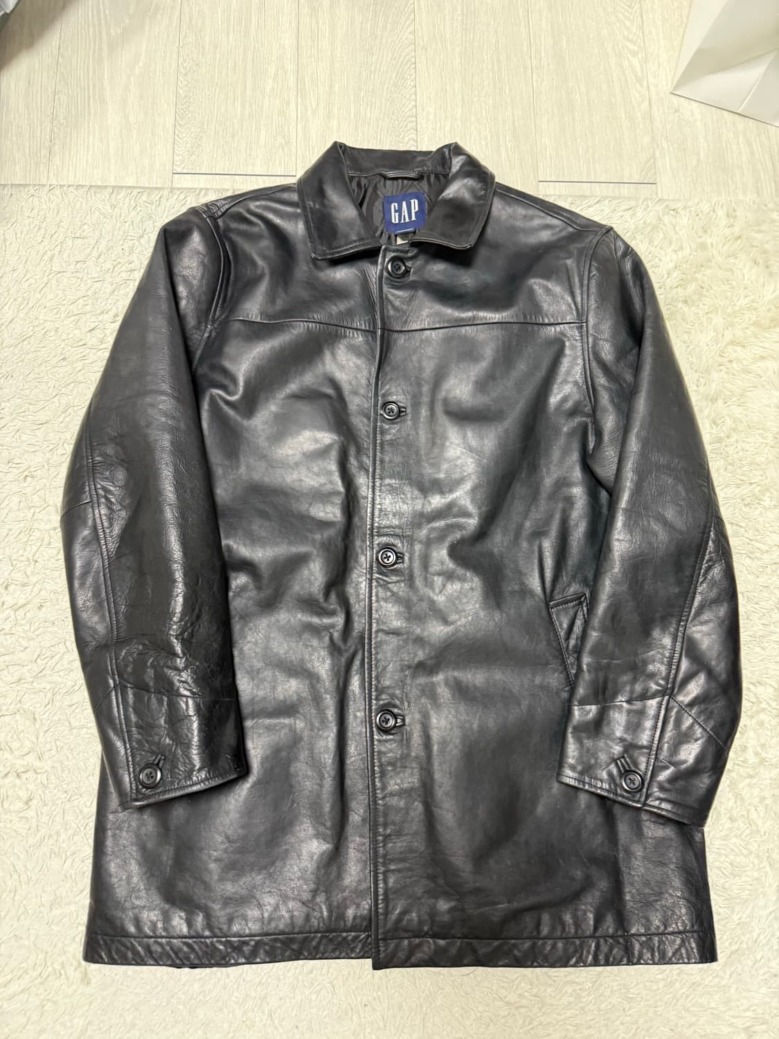 (L)gap 올드갭 레더 카코트 코트 상품이미지1