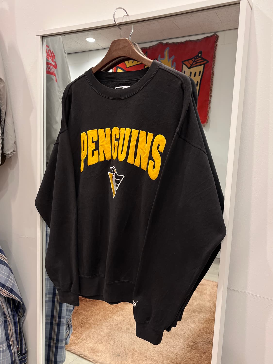 00s Puma 푸마 NHL 피츠버그 펭귄스 스웻셔츠 상품이미지1