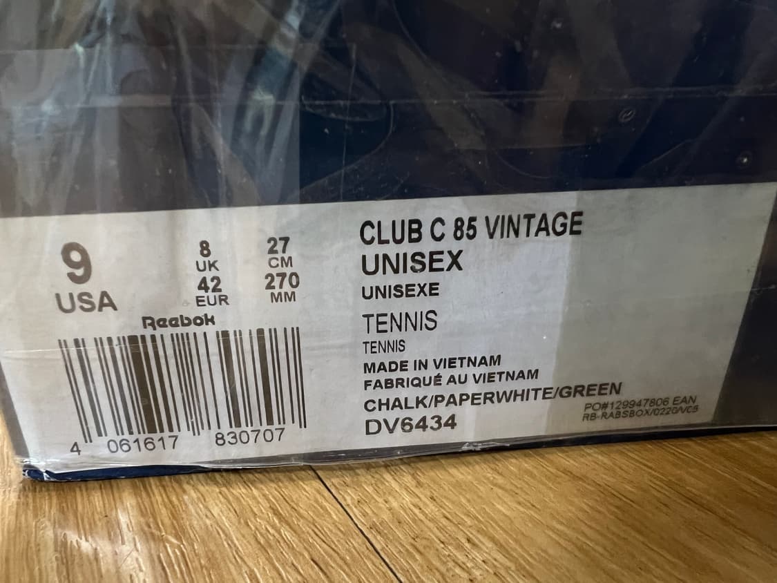 리복 클럽c 빈티지 270판매 상품이미지5