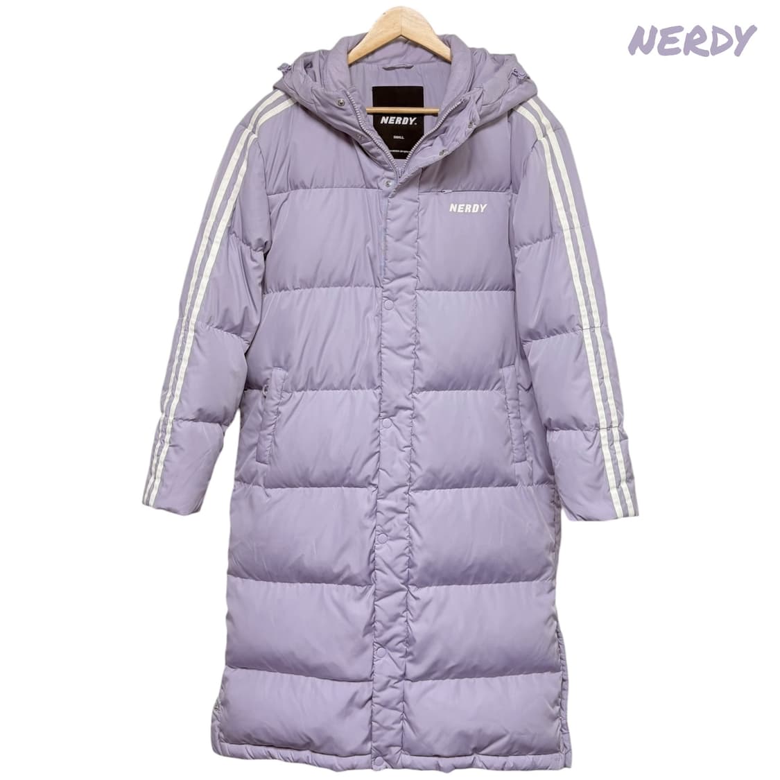 3708 널디 연보라 오리털 덕다운 롱패딩 상품이미지1