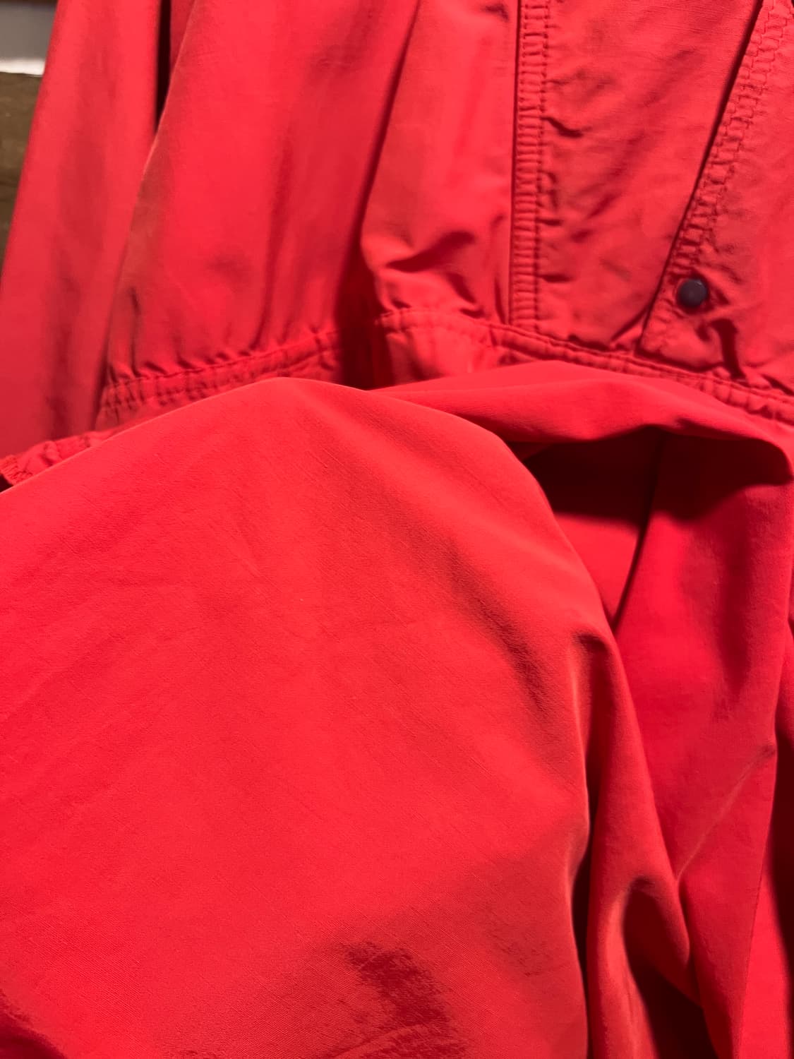 [L]90's 파타고니아 Made in USA 레드 풀오버 후드 자켓 상품이미지6