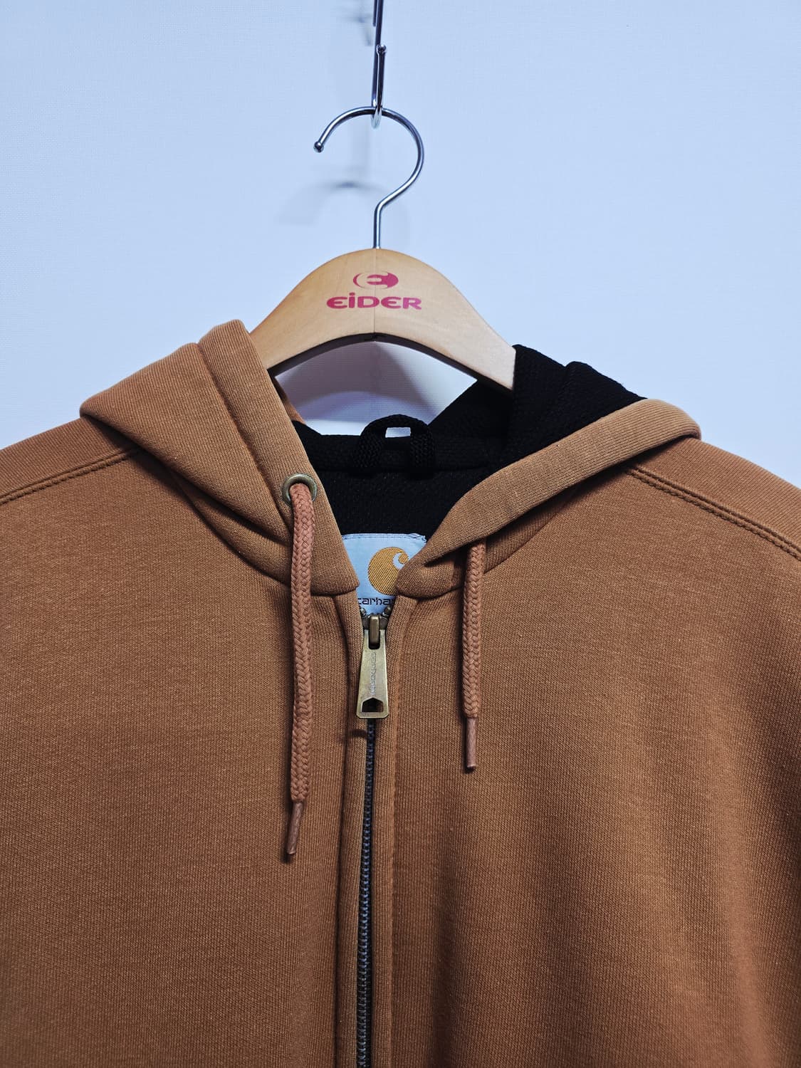 칼하트 브라운 후드 집업 자켓 상품이미지2