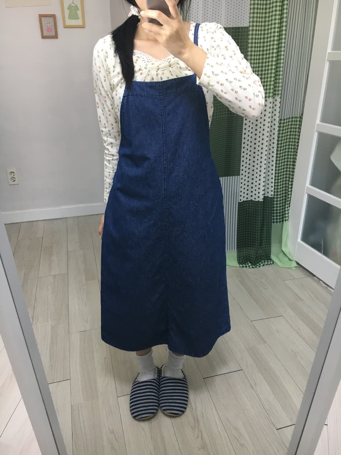 데님 롱 원피스 상품이미지9