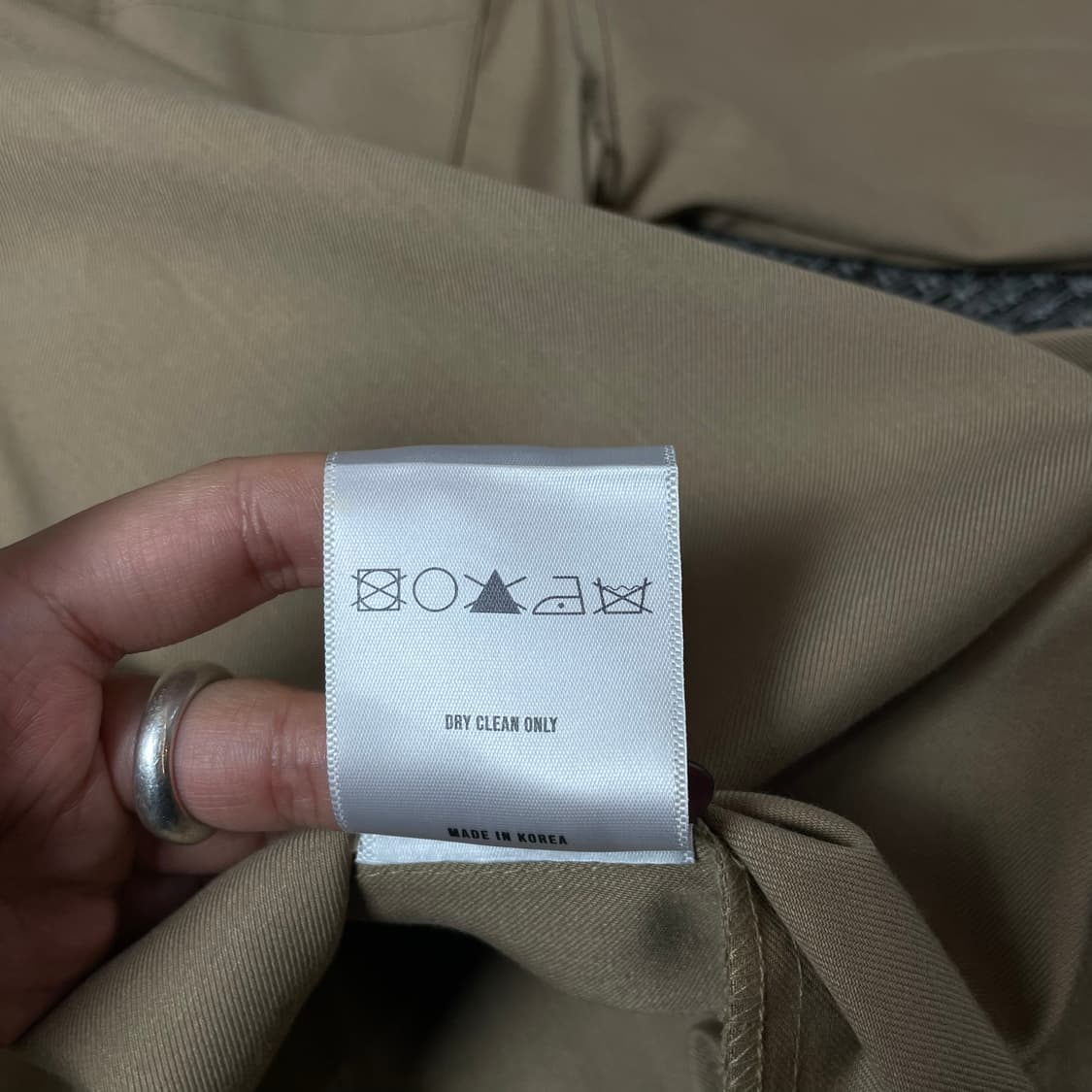 엘무드 베이지 원포켓 긴팔 셔츠 46 상품이미지9