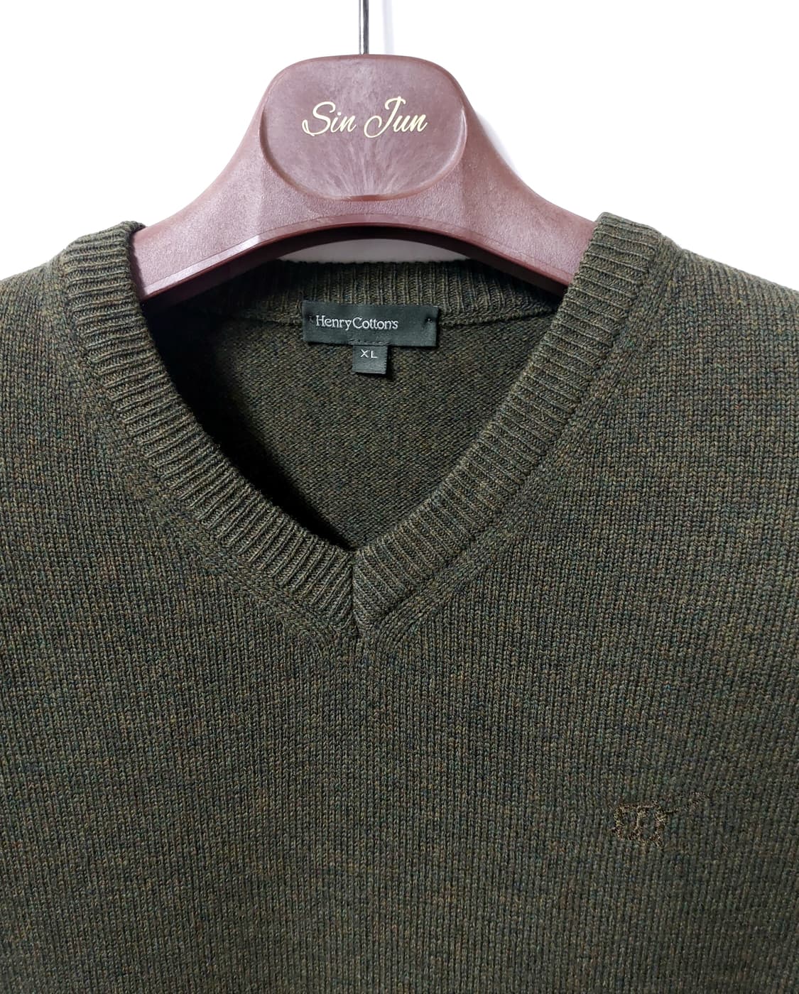 헨리코튼 울100% 니트 105~110 상품이미지1