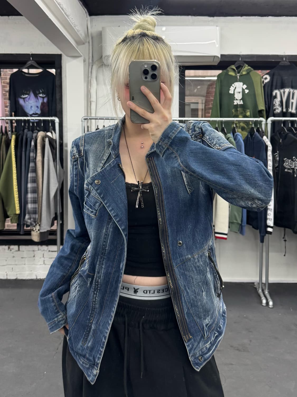 버커루 그런지 데님자켓 상품이미지4