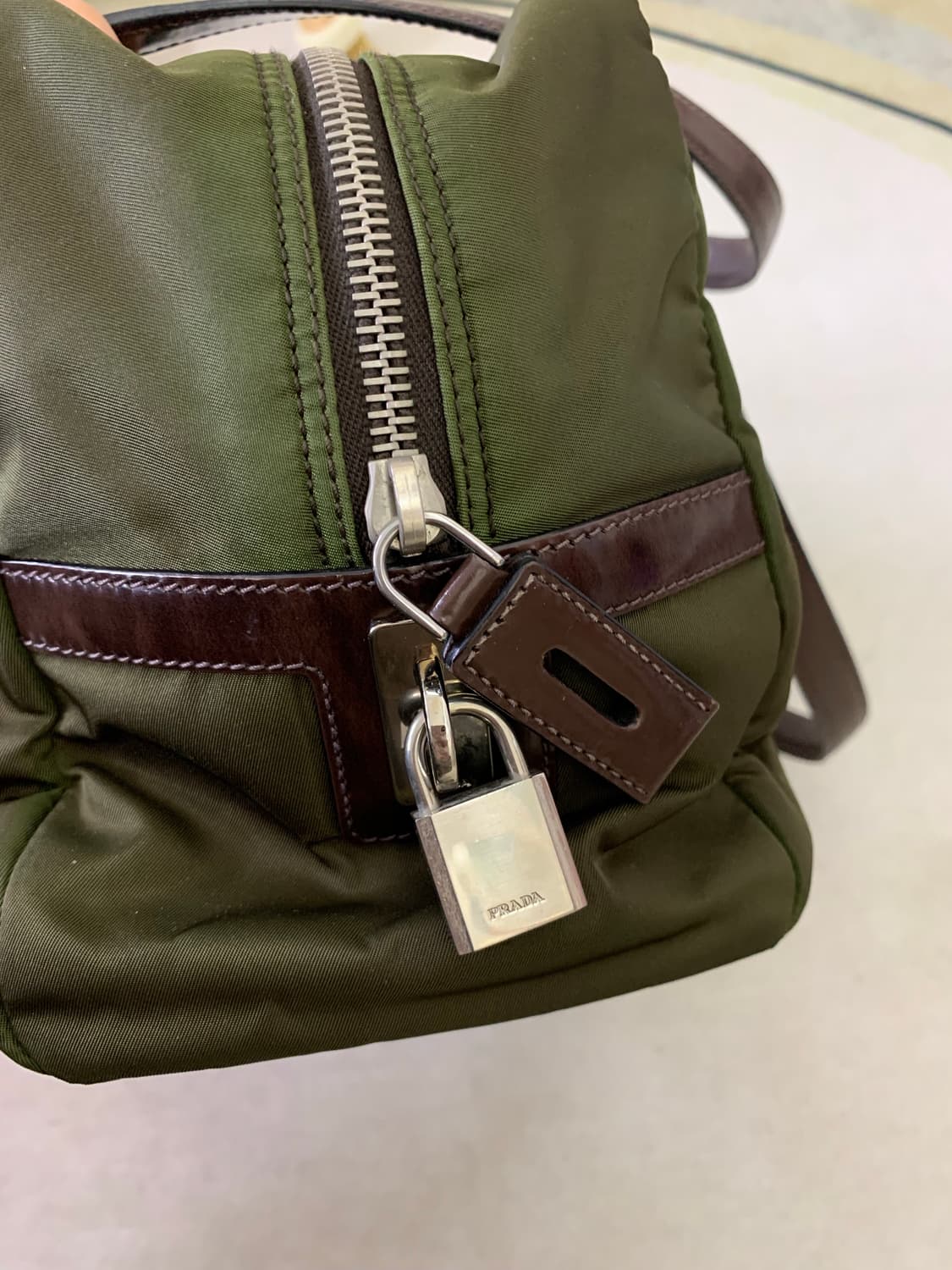 프라다 테수토 나일론 보스턴 백 상품이미지7
