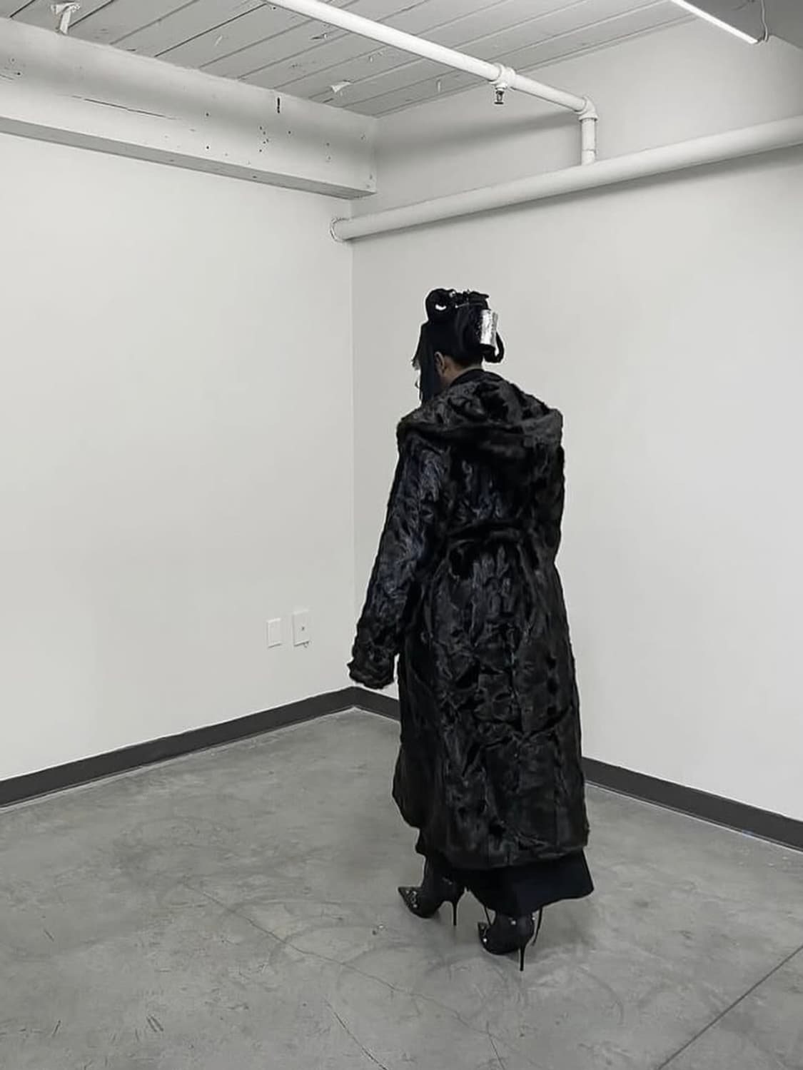 604service FAUX FUR CLASSIC ROBE COAT 상품이미지6