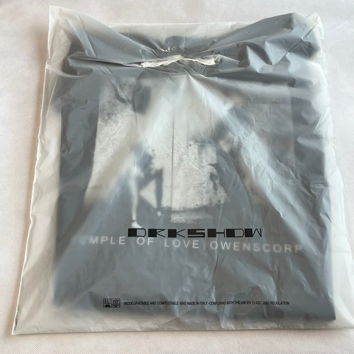 [L]릭오웬스 다크쉐도우 레벨 티셔츠/블랙 상품이미지5